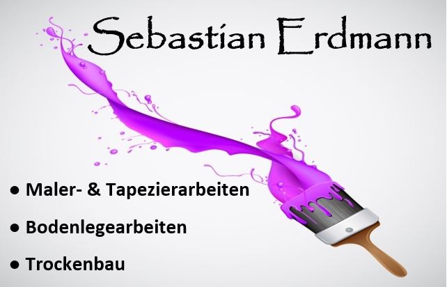 Logo Sebastian Erdmann – Maler- & Tapezierarbeiten, Bodenlegearbeiten, Trockenbau